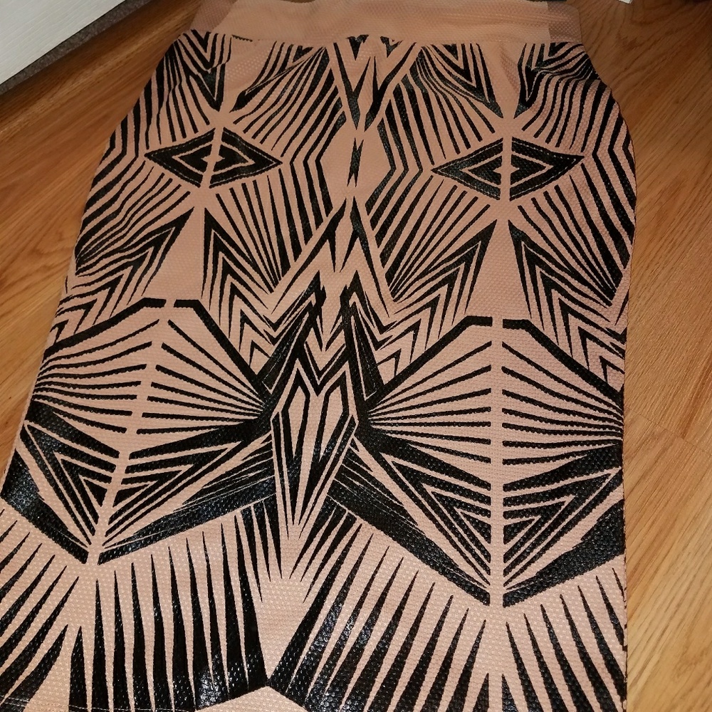 Blush Pink Bodycon skirt